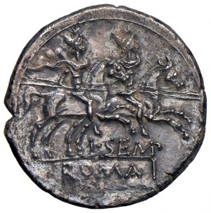 Roman coins Republic - Sempronia - L. Sempronius Pythius - Denarius (14...