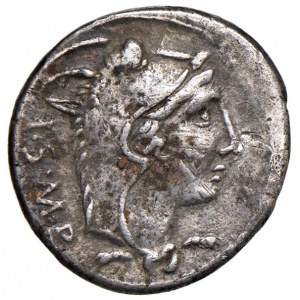 Roman coins Republic - Thoria - L. Thorius Balbus - Denario (105 a.C...