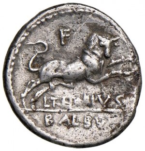 Roman coins Republic - Thoria - L. Thorius Balbus - Denarius (105 B.C..