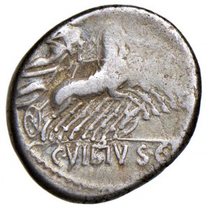 Roman coins Republic - Vibia - C. Vibius C. f. Pansa - Denario (90 a...