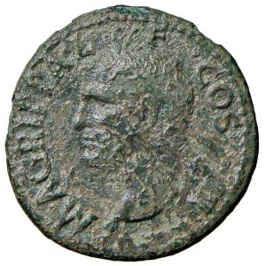 Roman coins Empire - Agrippa - Asse - Testa a s. - R/ Nettuno stan...
