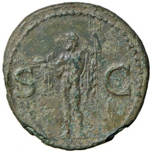 Roman coins Empire - Agrippa - Asse - Testa a s. - R/ Nettuno stan...