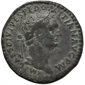 Roman coins Empire - Domiziano (81-96) Asse - Testa laureata a d. ...