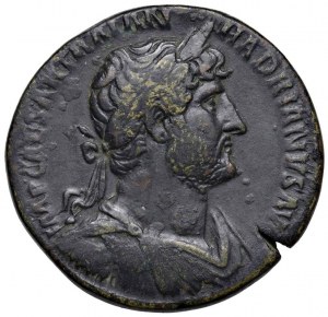 Roman coins Empire - Hadrian (117-138) Sestertius - Laureate bust ...