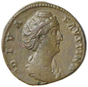Roman coins Empire - Faustina I (wife of Antoninus Pius) Sestertius...