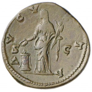 Roman coins Empire - Faustina I (moglie di Antonino Pio) Sesterzio...