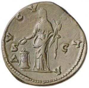 Roman coins Empire - Faustina I (wife of Antoninus Pius) Sestertius...