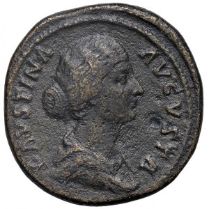 Roman coins Empire - Faustina II (moglie di Marco Aurelio) Sesterz...