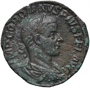 Roman coins Empire - Gordian III (238-244) Sestertius - Bust laur...