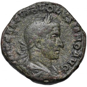 Roman coins Empire - Volusiano (251-253) Sesterzio - Busto laureat...