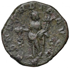 Roman coins Empire - Volusian (251-253) Sestertius - Bust laureat...