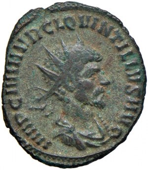 Roman coins Empire - Quintillo (270) Antoninianus - Radiated bust in...