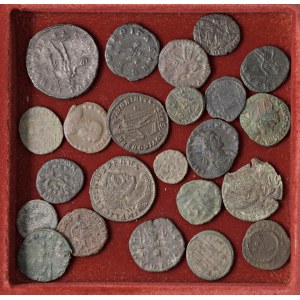 Roman coins Empire - Lotto di ventitré monete romane come da foto....