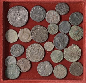 Roman coins Empire - Lot of twenty-three Roman coins as pictured....