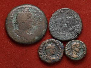Roman coins Empire - Lot of four Roman bronzes as pictured. ...