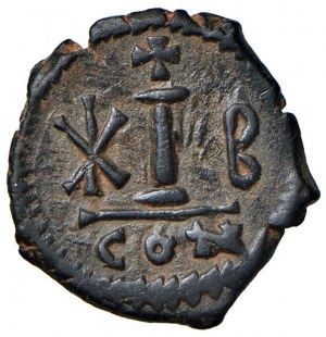 Byzantine coins - BISANZIO Maurizio Tiberio (578-582) Decanummo...