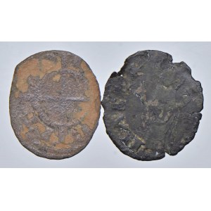 Italian coins - AREZZO Picciolo (2) - MIR 17 CU Lotto di due ...