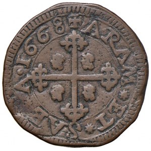Italian coins - CAGLIARI Carlo II (1665-1700) 3 Cagliaresi 16...