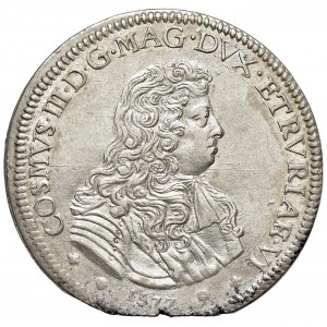 Italian coins - FIRENZE Cosimo III (1670-1723) Piastra 1677 -...