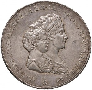 Monnaies italiennes - FLORENCE Carlo Lodovico (1803-1807) Demi-dena...