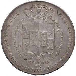 Monnaies italiennes - FLORENCE Carlo Lodovico (1803-1807) Demi-dena...
