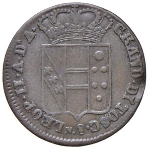 Italian coins - FLORENCE Leopold II (1824-1859) 3 Quattrini 1...