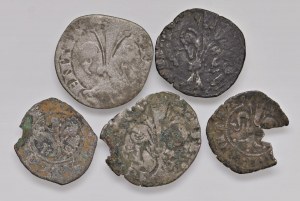 Italian coins - FLORENCE Lot of five coins as pictured. ...