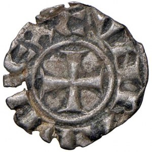 Italian coins - GENOVA Repubblica (1139-1339) Mezzo denaro - ...