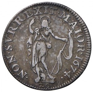 Italian coins - GENOVA Dogi Biennali (1637-1797) Lira 1674 - ...
