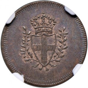 Italian coins - GENOVA Repubblica (1814) 4 Denari 1814 - MIR ...