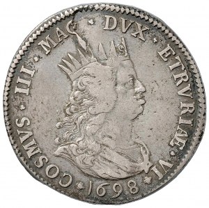 Italian coins - LIVORNO Cosimo III (1670-1723) Tollero 1698 -...