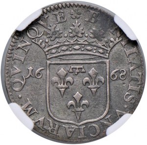 Italian coins - LOANO - Luigino 1668 of uncertain mint - Camma...