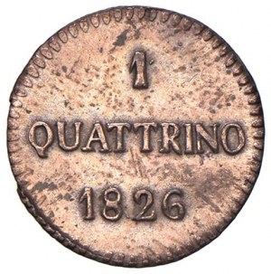 Italian coins - LUCCA Carlo Lodovico (1824-1847) Quattrino 18...