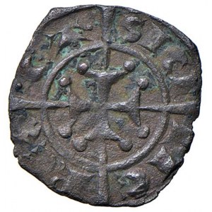 Italian coins - MESSINA Corrado II (1254-1258) Denaro - MIR 1...