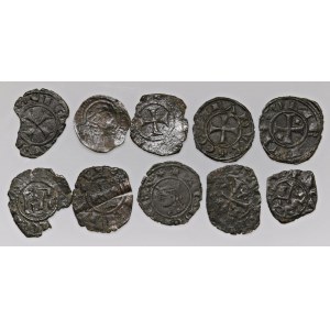 Italian coins - MESSINA Lotto di dieci denari da classificare...