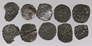 Italian coins - MESSINA Lot of ten denarii to be graded...