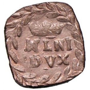 Talianske mince - MILÁNO Karol II (1676-1700) Quattrino - MIR 3...