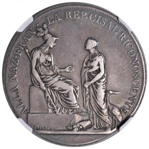 Italian coins - MILANO Repubblica Cisalpina (1800-1802) Scudo...