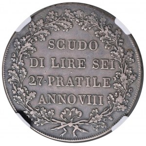 Italian coins - MILANO Repubblica Cisalpina (1800-1802) Scudo...
