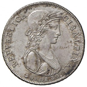 Italian coins - MILANO Repubblica Cisalpina (1800-1802) 30 So...