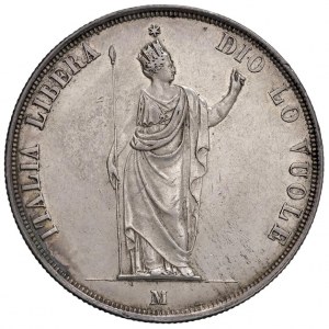 Italian coins - MILAN Provisional government (1848) 5 Lire 1848...
