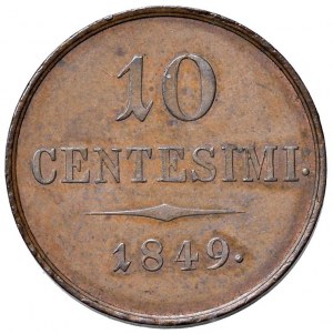 Italian coins - MILAN Francis Joseph (1848-1859) 10 Cent...