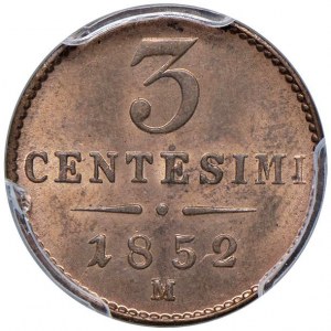 Italian coins - MILAN Francis Joseph I (1848-1866) 3 Cen...