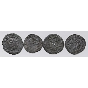 Italian coins - NAPOLI Lotto di quattro monete in CU degli Ar...