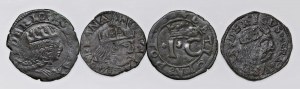 Italian coins - NAPLES Lot of four CU coins of the Ar...