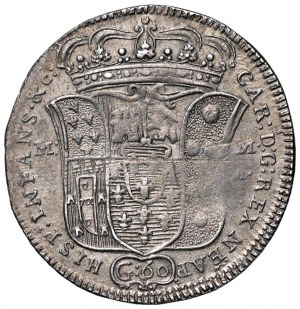 Italian coins - NAPLES Charles of Bourbon (1734-1759) Half pia...