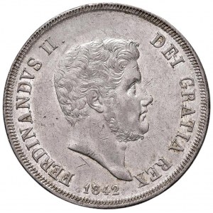 Italian coins - NAPOLI Ferdinando II (1830-1859) Piastra 1842...