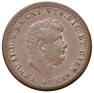 Italian coins - NAPLES Ferdinand II (1830-1859) Half-turnes...