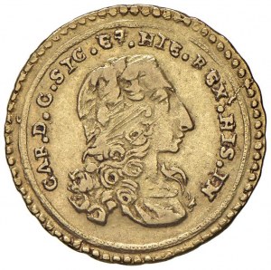Italian coins - PALERMO Charles of Bourbon (1734-1759) Ounce 17...