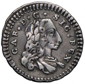 Italian coins - PALERMO Carlo di Borbone (1734-1759) Mezzo ta...
